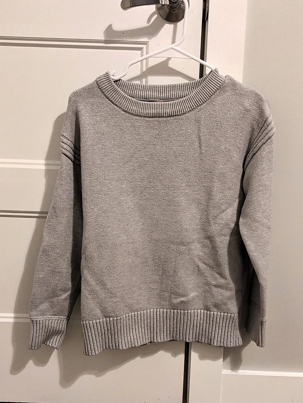 Philosophy Republic Clothing Gray Crew Neck Sweater Size Medium Like New